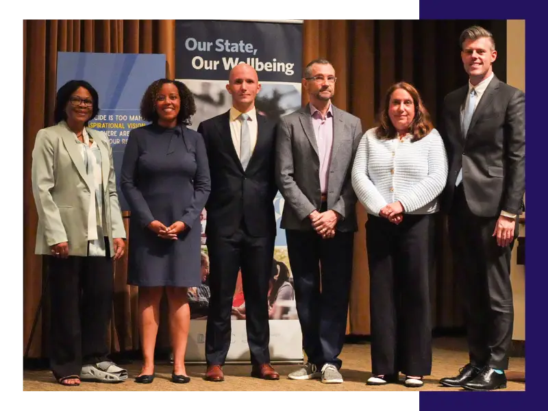 The Suicide Prevention Institute team at the Statewide Summit on Suicide Prevention.