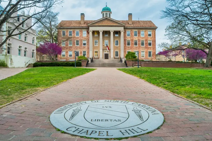South Building on the University of North Carolina at Chapel Hill campus.